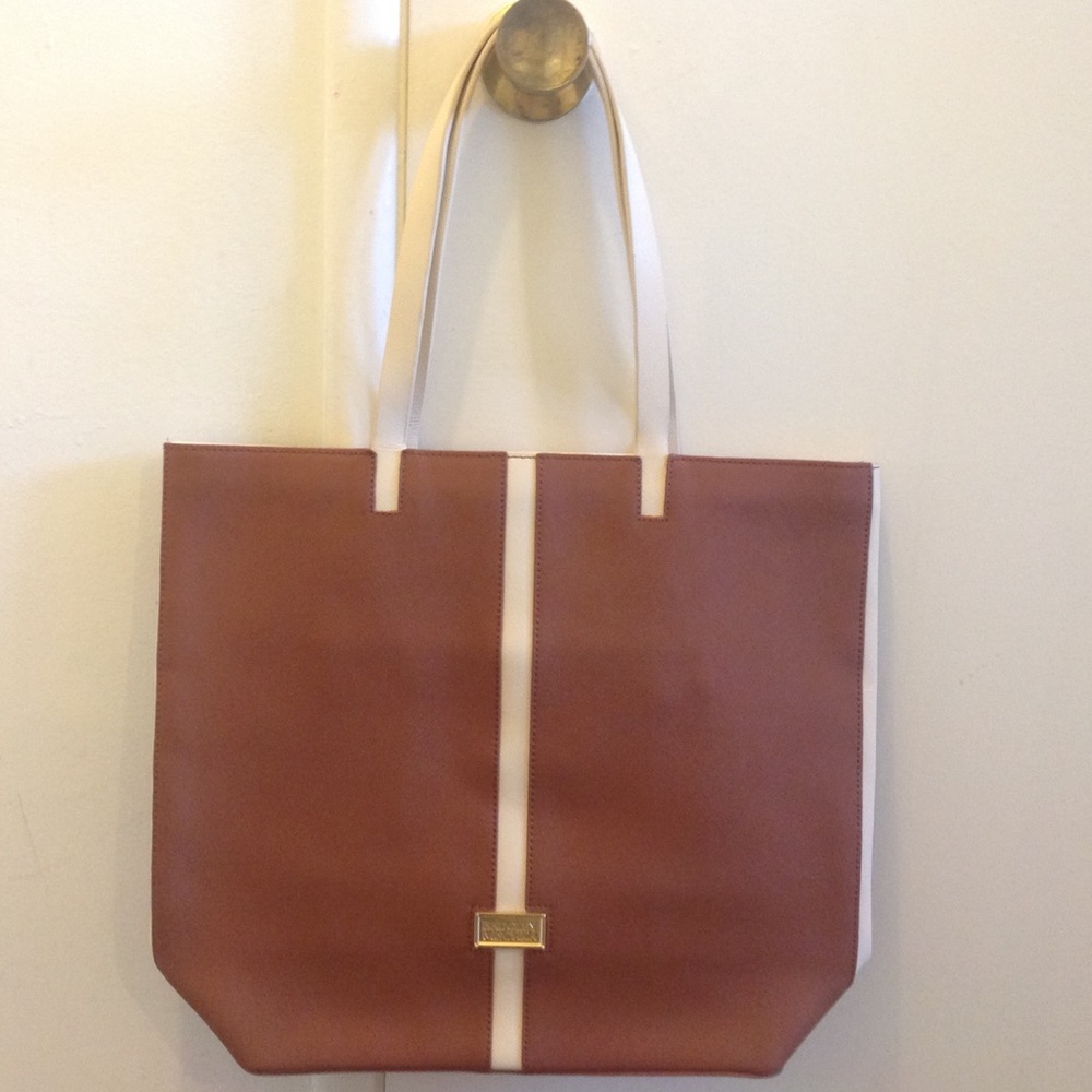 EUC Badgley Mischka Brown Tote Bag